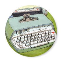 Totally Auto Matic Classic Typewriter magnets