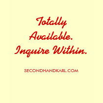 Totally Available, Inquire Within. Longsleeve lady t-shirts