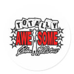 Totally Awesome(B)(zazzle) Sticker