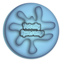 Totally Awesome Blue stickers