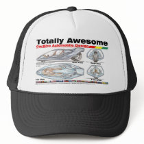 Totally Awesome CARBIKES v8 Trucker Hats