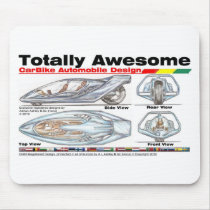 Totally Awesome CARBIKES v8 Mouse Pads