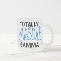 Totally Awesome Gamma Blue Tshirts and Gifts Mugs