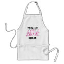 Totally Awesome Gram Pink Tshirts and Gifts apron