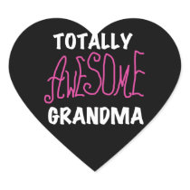 Totally Awesome Grandma Pink T-shirts and Gifts Sticker
