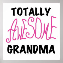 Totally Awesome Grandma - Pink Tshirts and Gifts Print