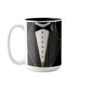 Totally formal tuxedo mug