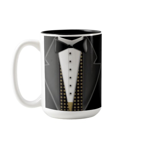 Totally formal tuxedo mug