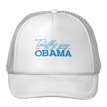 Totally Gay for Obama Hats