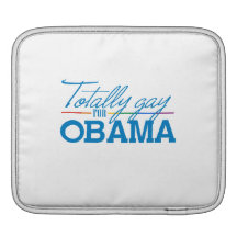 Totally Gay for Obama iPad Sleeve
