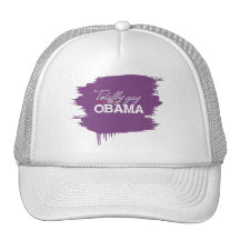 Totally Gay for Obama-.png Hats
