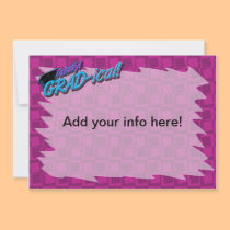 Totally Gradical Invite invitations