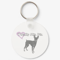 Totally Min Pin Keychain