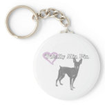 Totally Min Pin Keychain