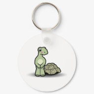 Totally Naked Tortoise Keychain keychain