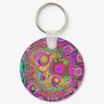 Totally Psychedelic Groovy Keychain