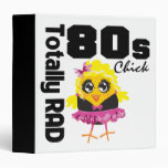 Totally RAD 80s Chick Vinyl Binder