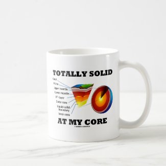 Totally Solid At My Core (Layers Of The Earth) Coffee Mugs