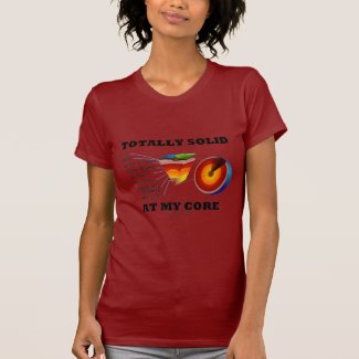 Totally Solid At My Core (Layers Of The Earth) Tee Shirt