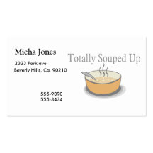 Totally Souped Up Business Cards