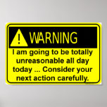 Totally Unreasonable Poster