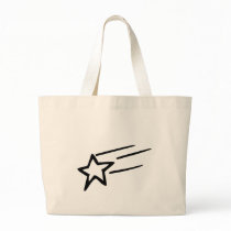 tote back with shooting star bags by rubymonkey tote back with shooting star bags