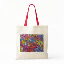 Tote Bag - A Fireworks of Flowers
