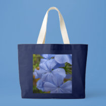 Tote Bag - dark blue with flowers bags