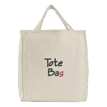 Tote Bag embroidered bags by brittanyturbides Tote Bag embroidered bags