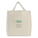 Tote Bag embroidered bags