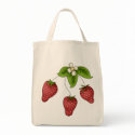 Tote Bag Grocery Strawberries by forbes1954 Tote Bag Grocery Strawberries