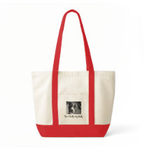 Tote bag red/picture