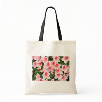 Tote Bag with Azalea Flower Blossoms