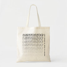 Tote bag with Viscount fade logo