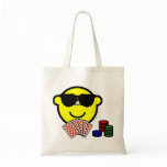 Poker buddy icon sunglasses  tote_bags