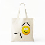 Nunchaku emoticon martial arts  tote_bags