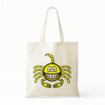 Scorpio smile Zodiac sign  tote_bags