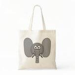 Elephant emoticon   tote_bags