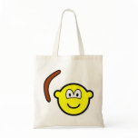 Boomerang throwing buddy icon   tote_bags