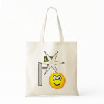 Speed camera emoticon Caught  tote_bags