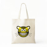 Tiger smile   tote_bags