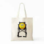 Wheelchair emoticon   tote_bags