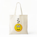 Drunk emoticon   tote_bags
