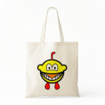 Chicken smile   tote_bags