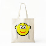 White haired buddy icon   tote_bags