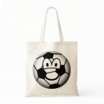 Soccer ball emoticon   tote_bags