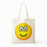 Blurry eyed emoticon   tote_bags