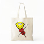 Violin playing buddy icon   tote_bags