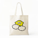 Partly cloudy buddy icon   tote_bags