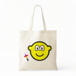 Guatemalan worry doll buddy icon   tote_bags